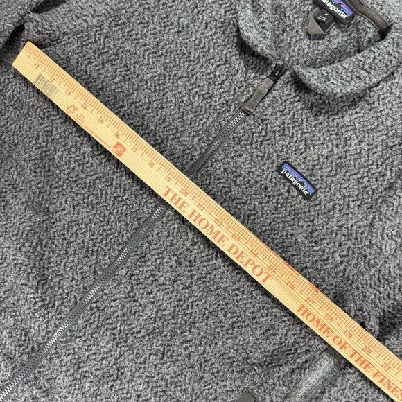 Patagonia Jacket Mens Medium Gray Woolyester Fleece Full Zip Forge Grey STY26935 - Picture 6 of 7